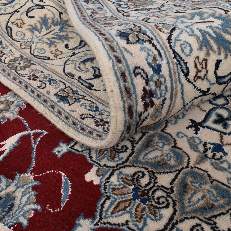 Tapis persan - Nain - 300 x 199 cm - rouge