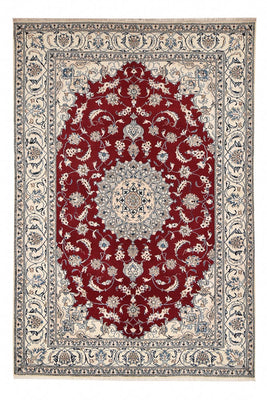 Tapis persan - Nain - 296 x 200 cm - rouge