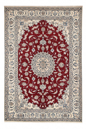 Tapis persan - Nain - 296 x 200 cm - rouge