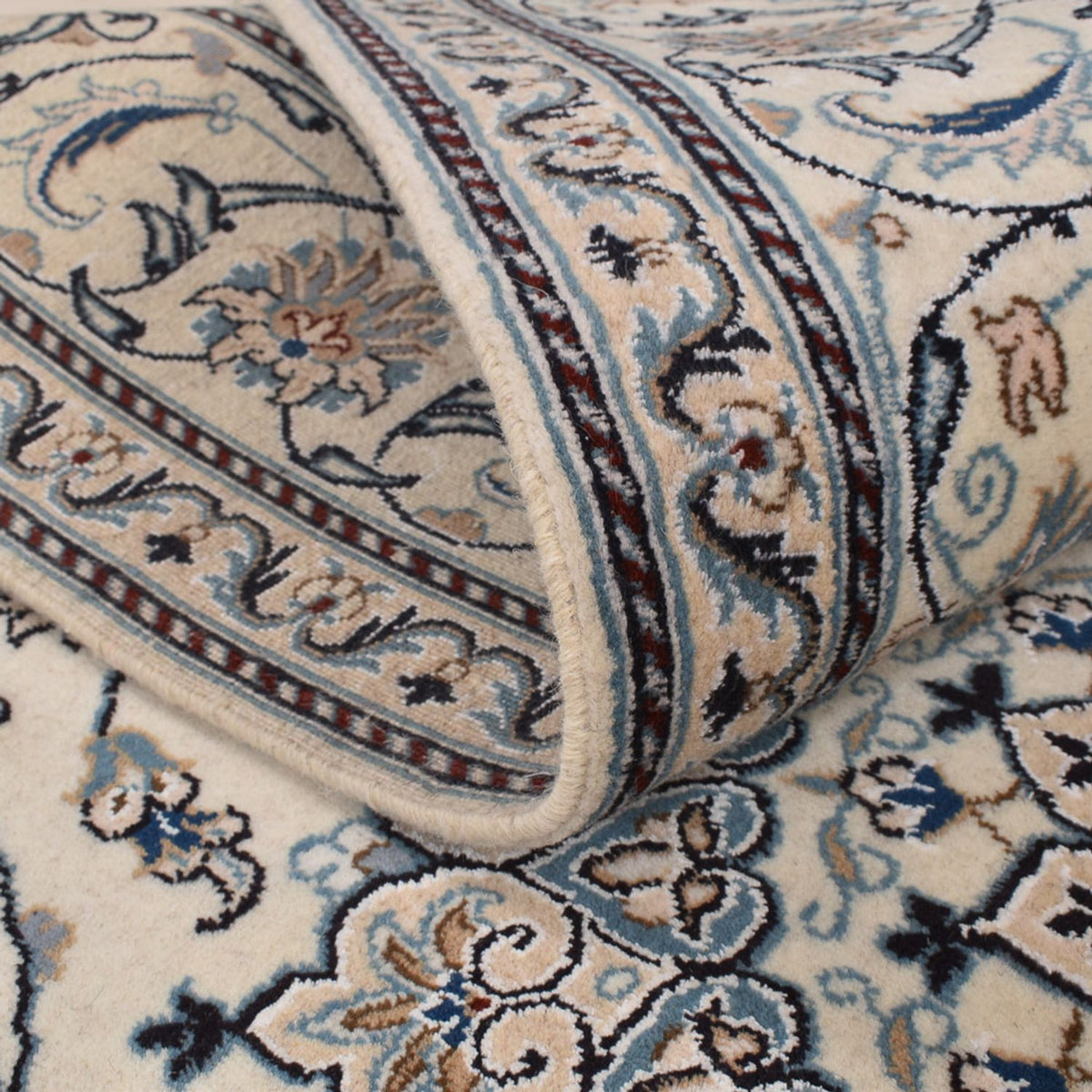 Tapis persan - Nain - 300 x 200 cm - sable