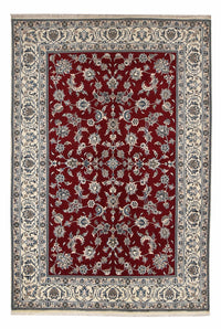 Tapis persan - Nain - 297 x 202 cm - rouge
