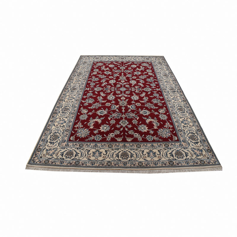 Tapis persan - Nain - 297 x 202 cm - rouge
