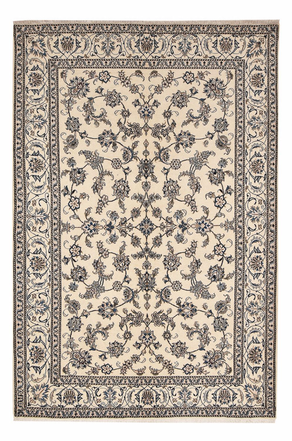 Tapis persan - Nain - 298 x 195 cm - sable