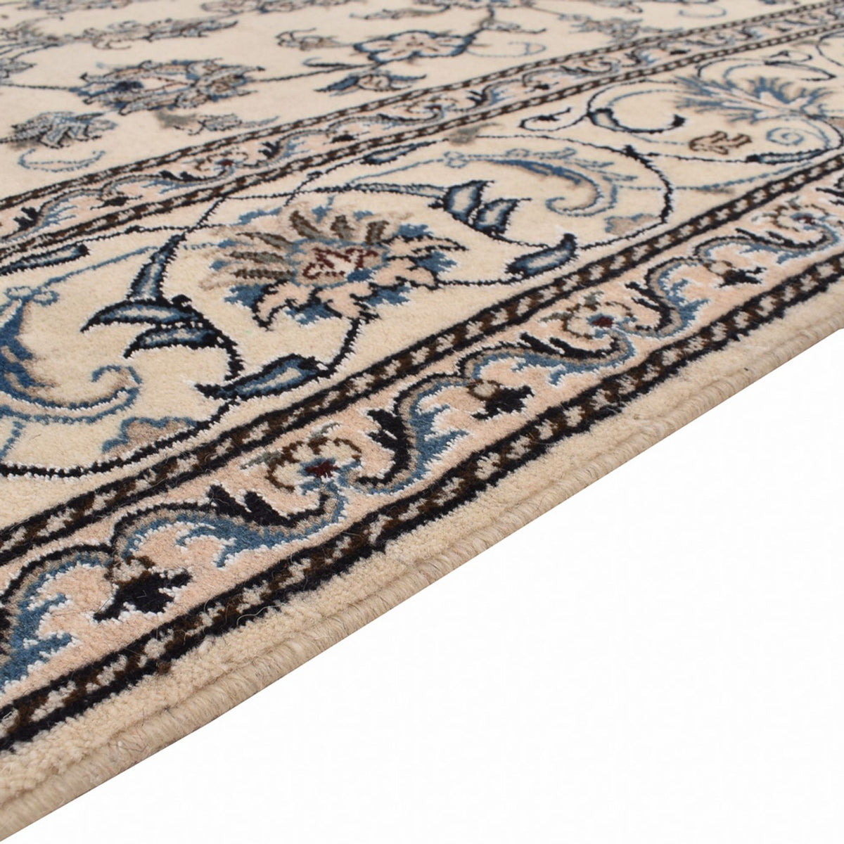 Tapis persan - Nain - 298 x 195 cm - sable