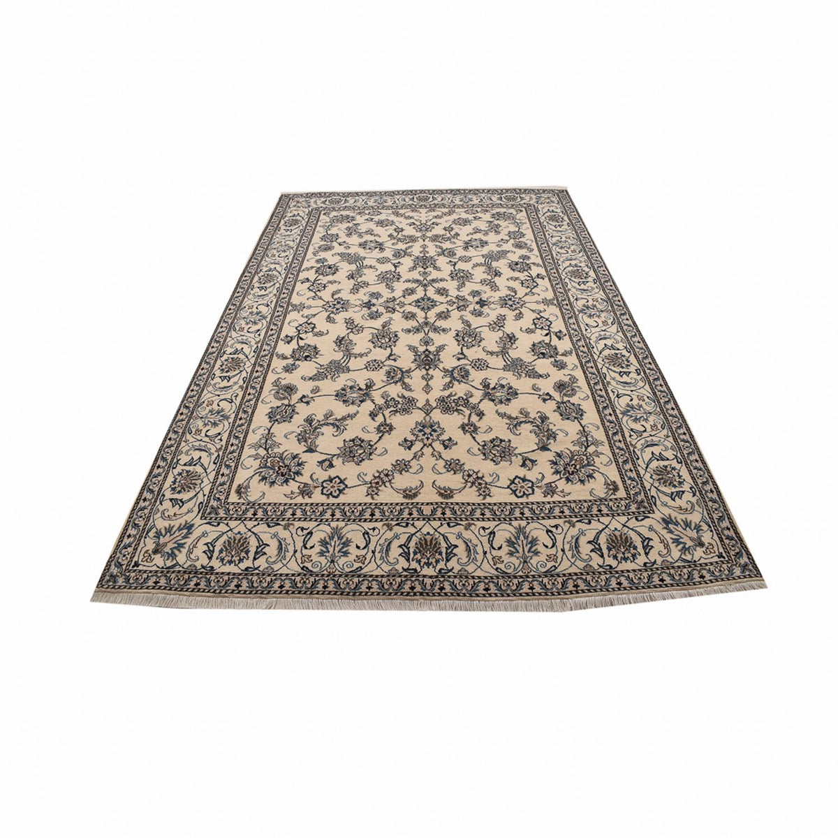 Tapis persan - Nain - 298 x 195 cm - sable