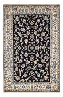 Tapis persan - Nain - 310 x 198 cm - bleu foncé