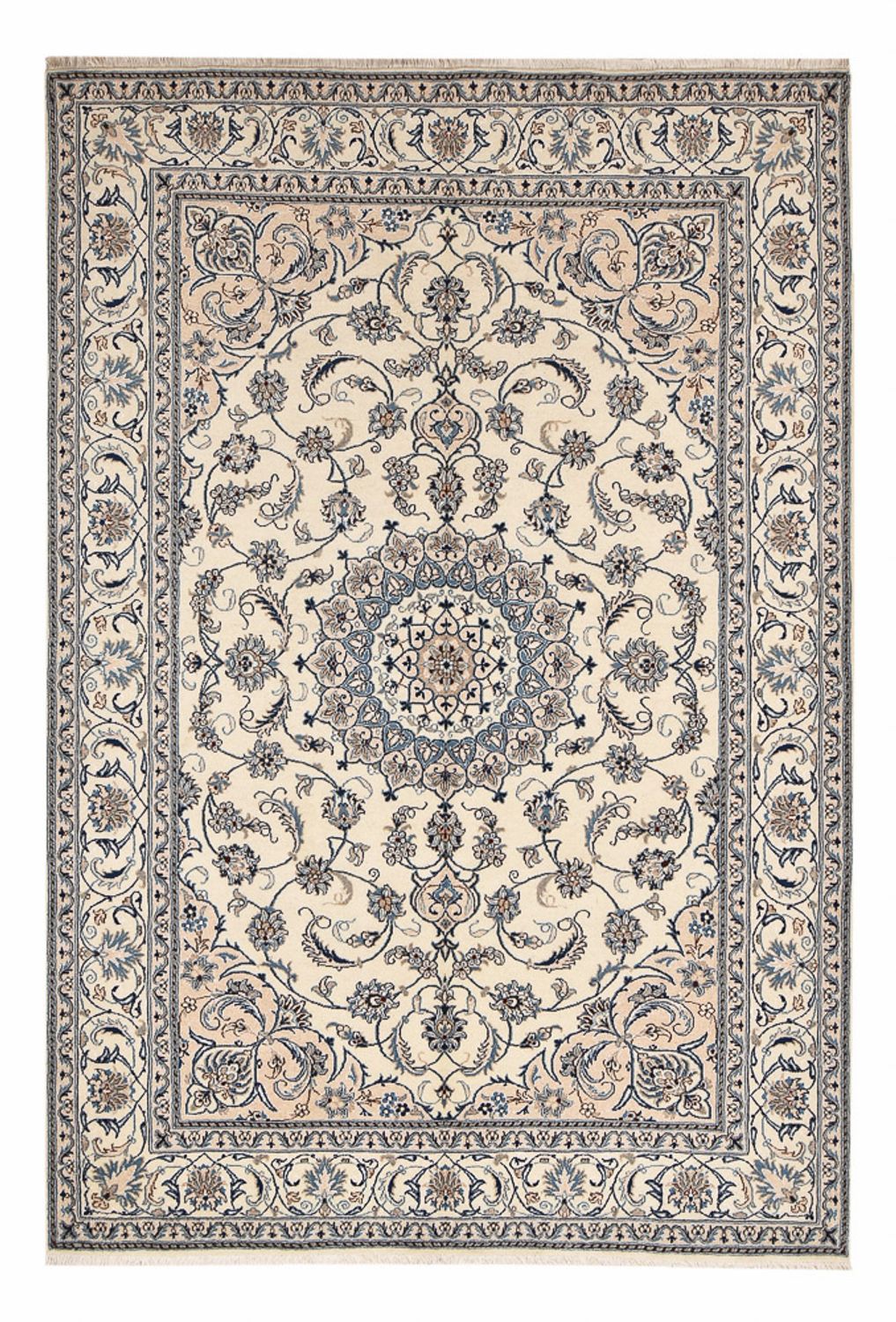 Tapis persan - Nain - 293 x 198 cm - sable
