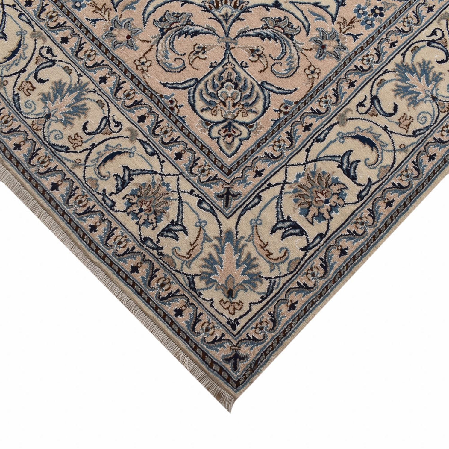 Tapis persan - Nain - 293 x 198 cm - sable