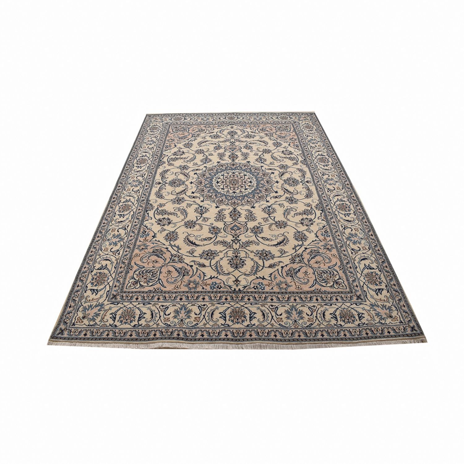 Tapis persan - Nain - 293 x 198 cm - sable