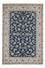 Tapis persan - Nain - 282 x 193 cm - bleu pétrole