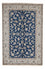 Tapis persan - Nain - 300 x 196 cm - bleu pétrole