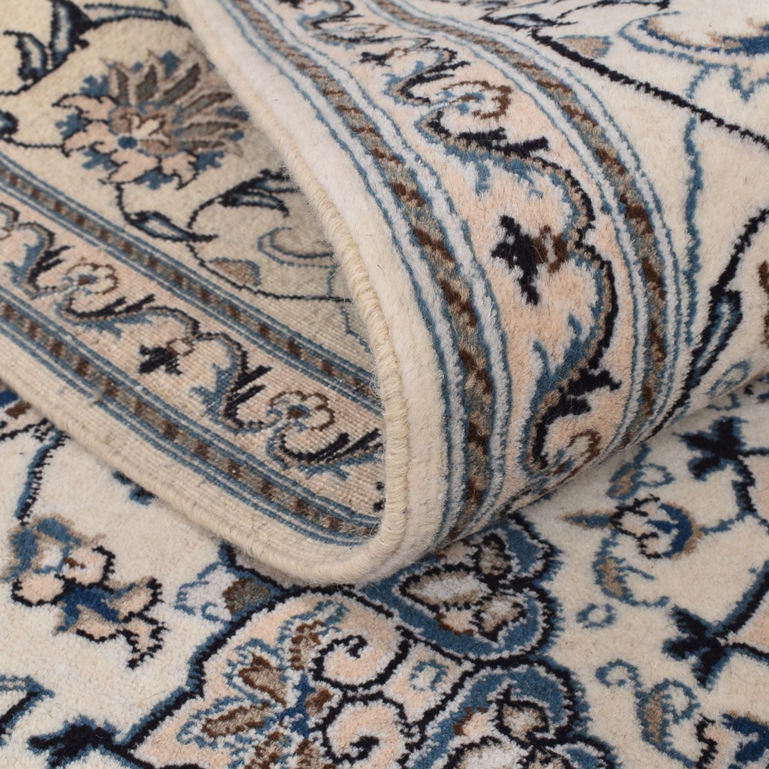 Tapis persan - Nain - 309 x 197 cm - crème