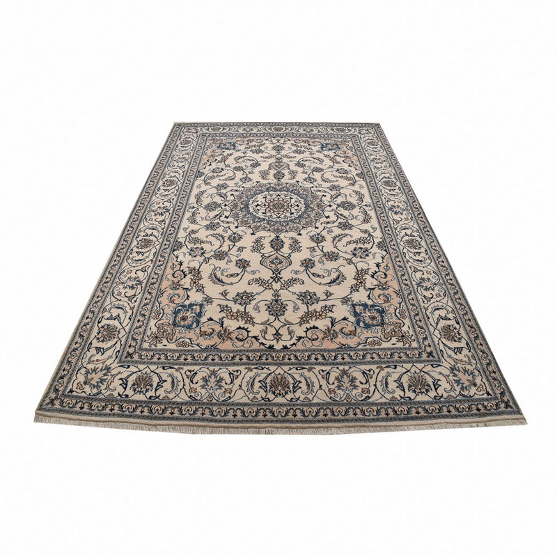 Tapis persan - Nain - 309 x 197 cm - crème