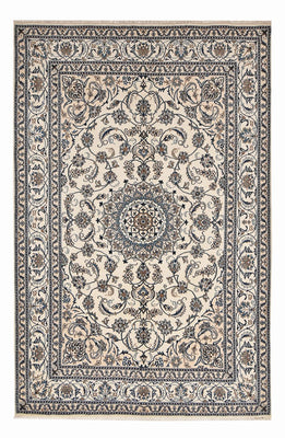Tapis persan - Nain - 304 x 203 cm - crème