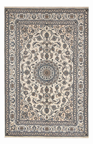 Tapis persan - Nain - 304 x 203 cm - crème