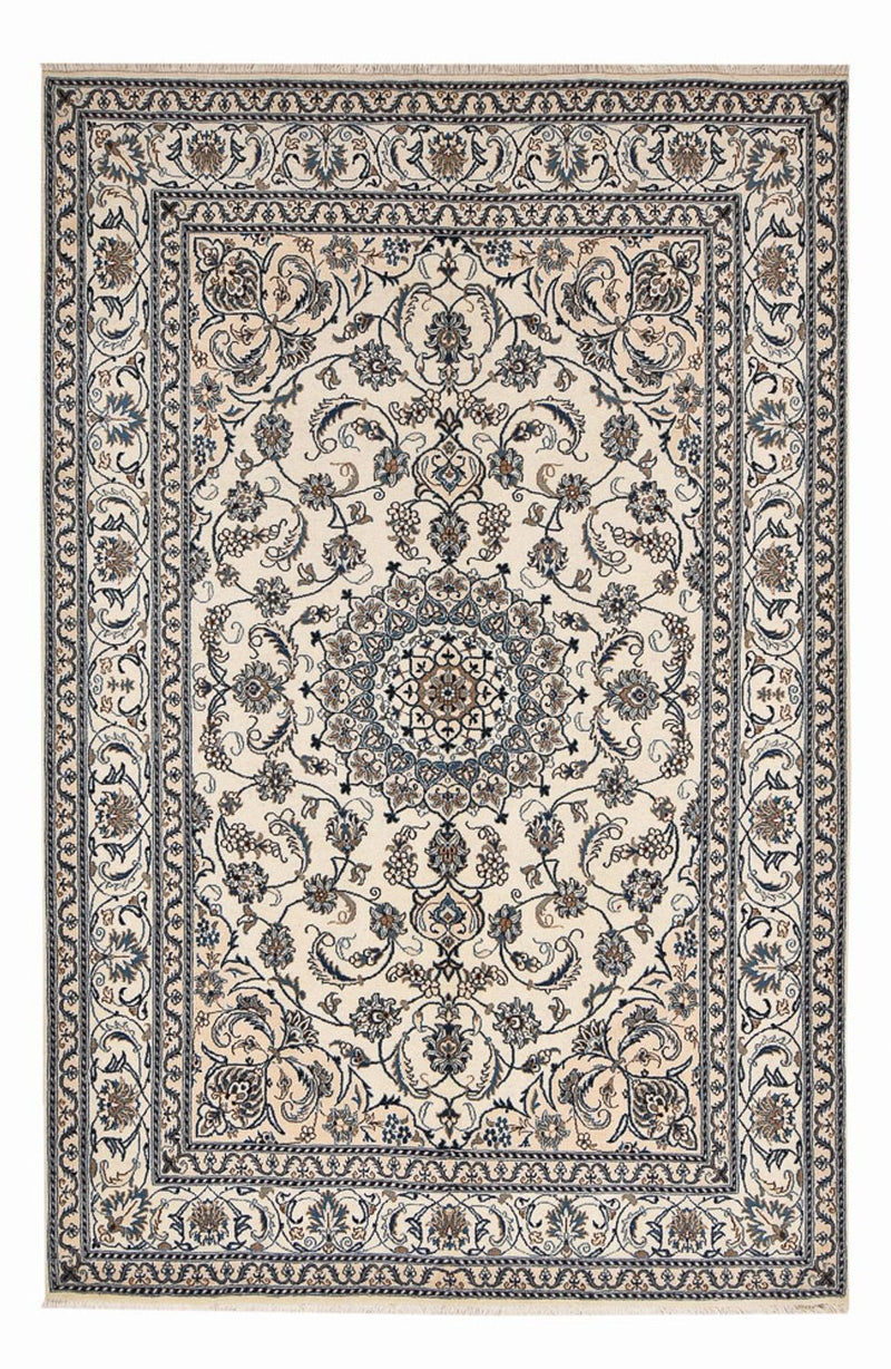 Tapis persan - Nain - 304 x 203 cm - crème