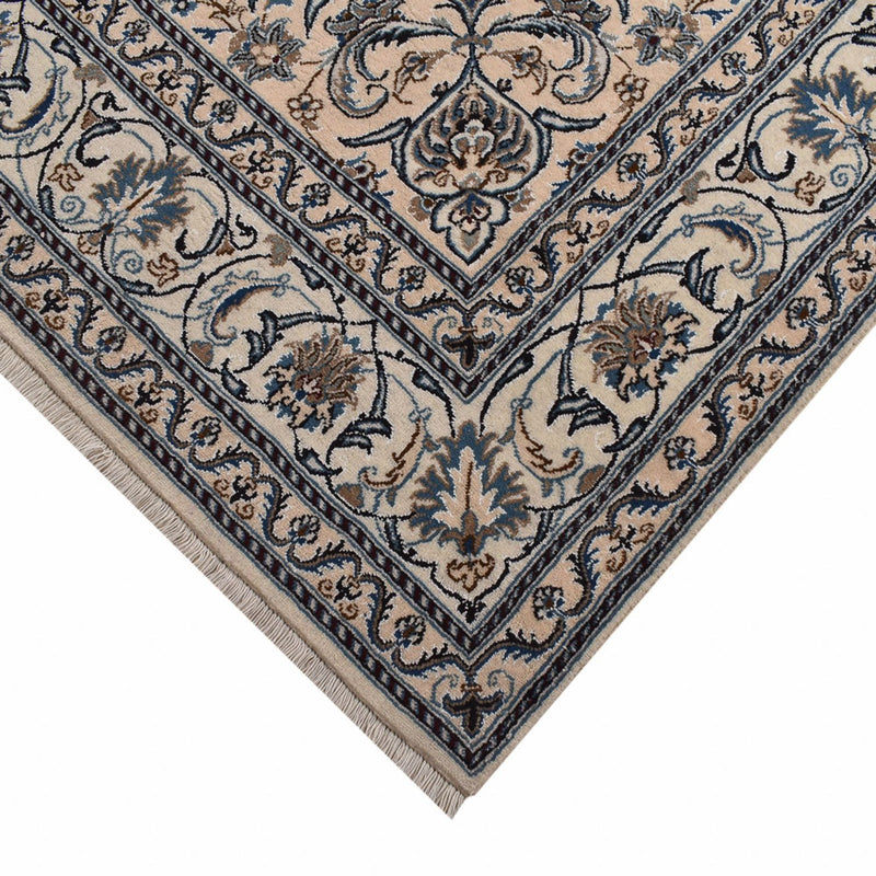 Tapis persan - Nain - 304 x 203 cm - crème