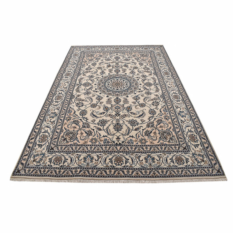 Tapis persan - Nain - 304 x 203 cm - crème