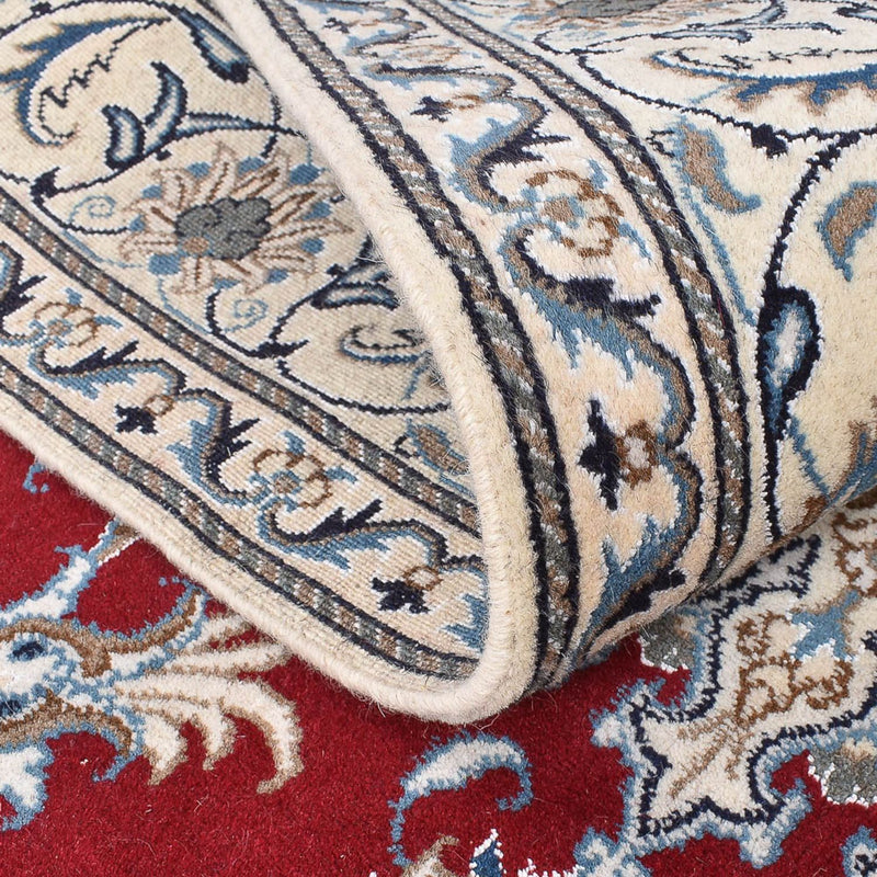 Tapis persan - Nain - 238 x 168 cm - rouge
