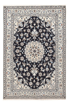 Tapis persan - Nain - 242 x 162 cm - bleu foncé