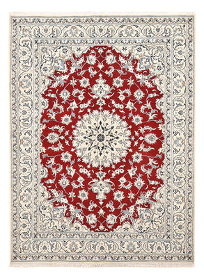 Tapis persan - Nain - 233 x 167 cm - rouge