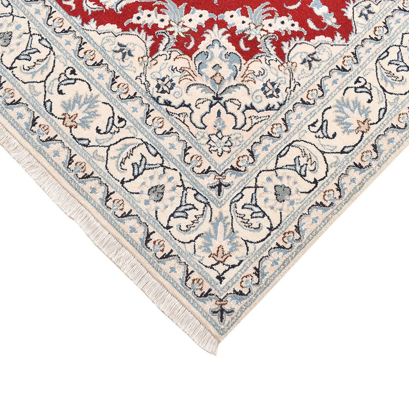 Tapis persan - Nain - 233 x 167 cm - rouge