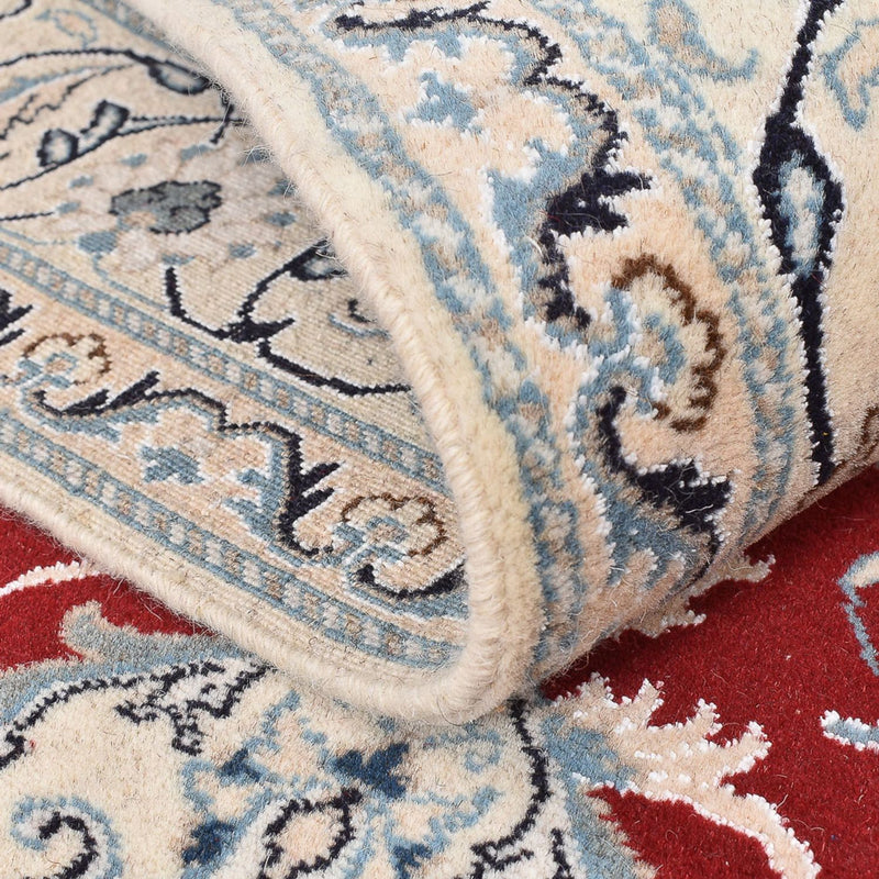 Tapis persan - Nain - 233 x 167 cm - rouge