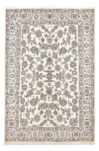 Tapis persan - Nain - 240 x 165 cm - gris clair