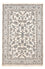 Tapis persan - Nain - 240 x 165 cm - gris clair