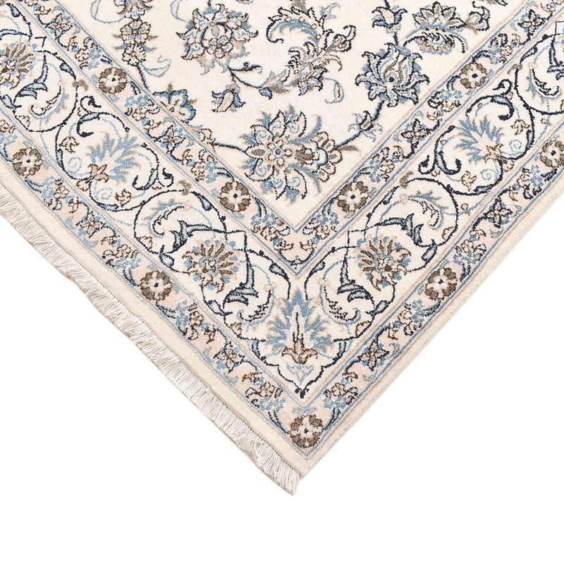 Tapis persan - Nain - 240 x 165 cm - gris clair