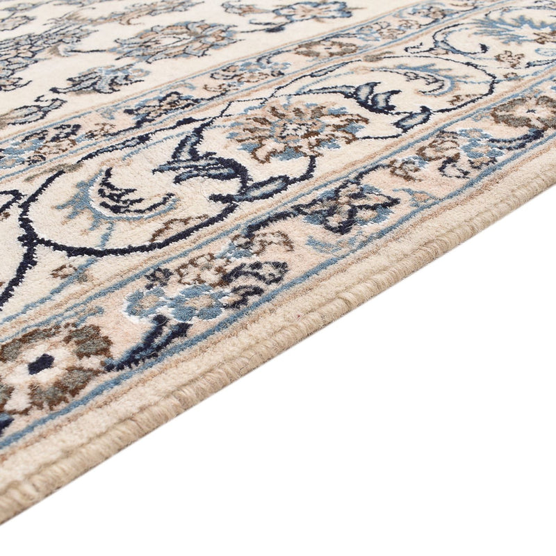 Tapis persan - Nain - 240 x 165 cm - gris clair