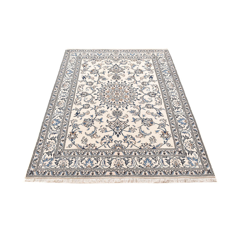Tapis persan - Nain - 203 x 145 cm - gris clair