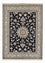 Tapis persan - Nain - 200 x 149 cm - bleu foncé