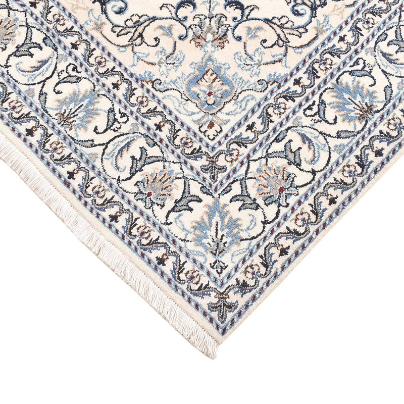 Tapis persan - Nain - 200 x 149 cm - gris clair