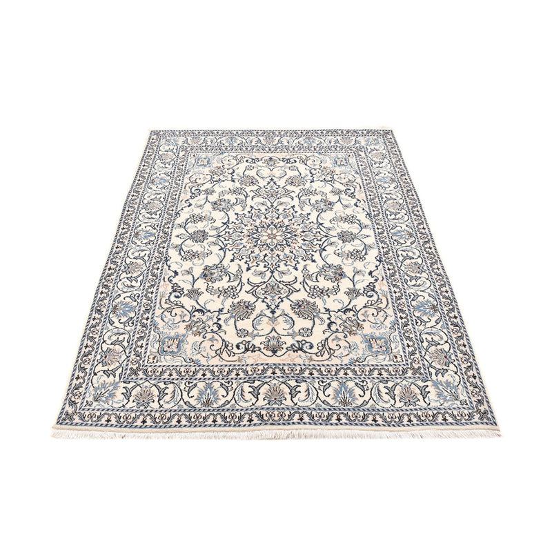 Tapis persan - Nain - 200 x 149 cm - gris clair