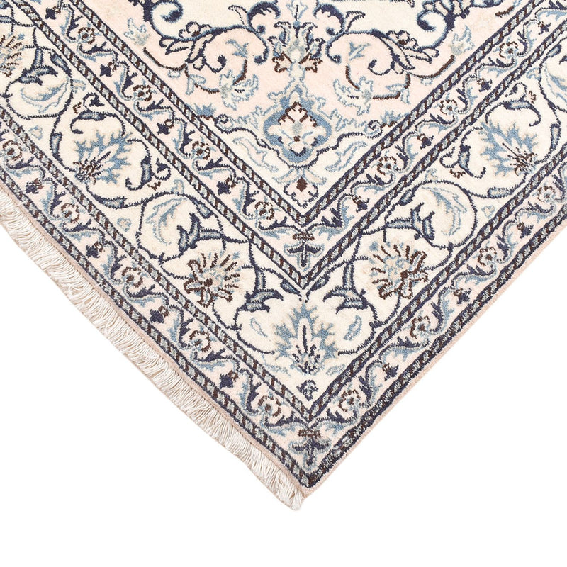 Tapis persan - Nain - 209 x 149 cm - gris clair