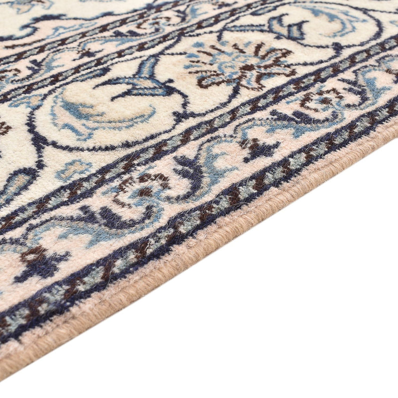 Tapis persan - Nain - 209 x 149 cm - gris clair