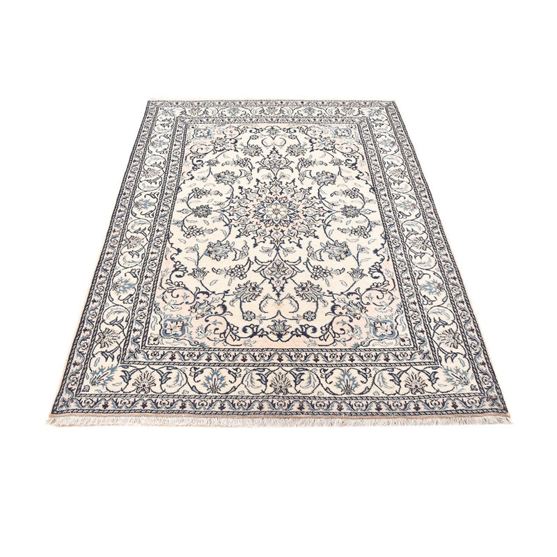 Tapis persan - Nain - 209 x 149 cm - gris clair