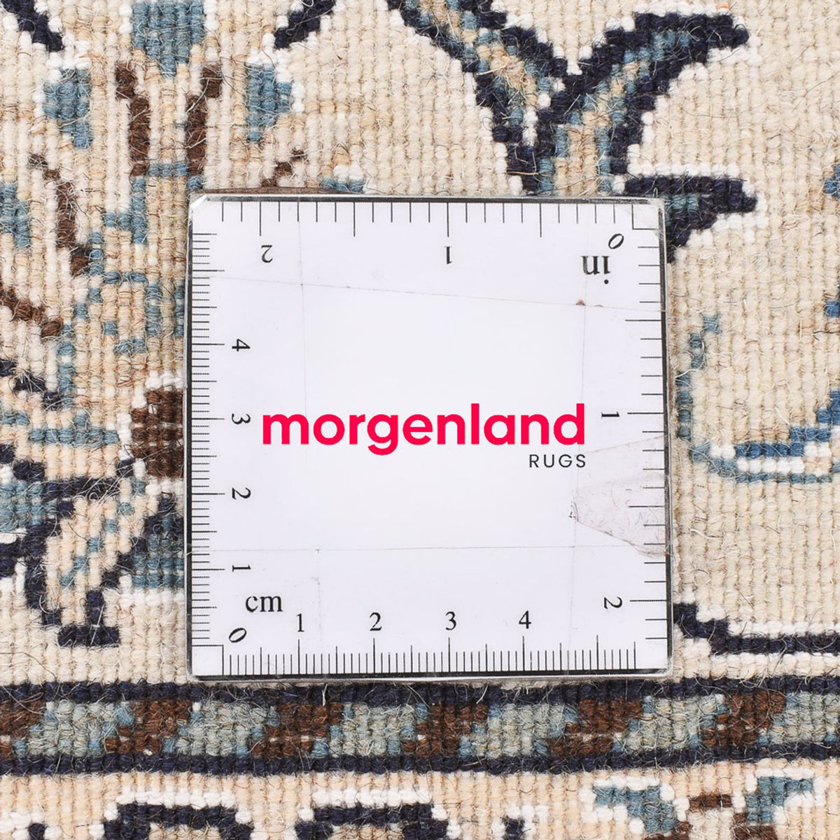 Tapis persan - Nain - 202 x 150 cm - beige clair