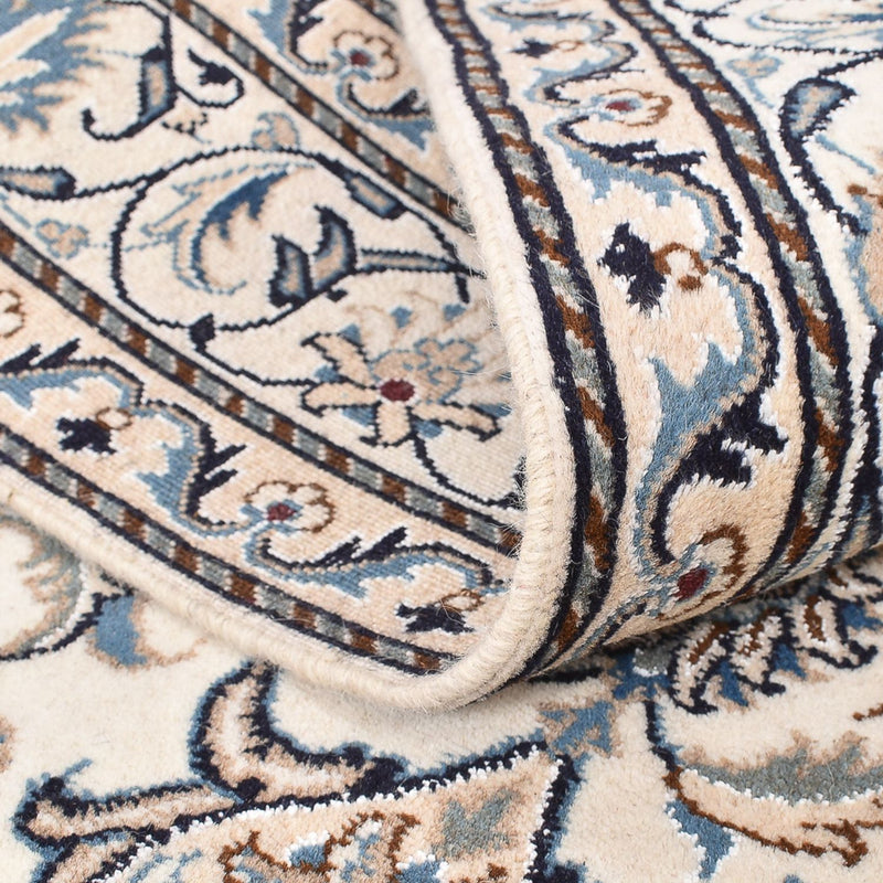 Tapis persan - Nain - 198 x 143 cm - beige clair