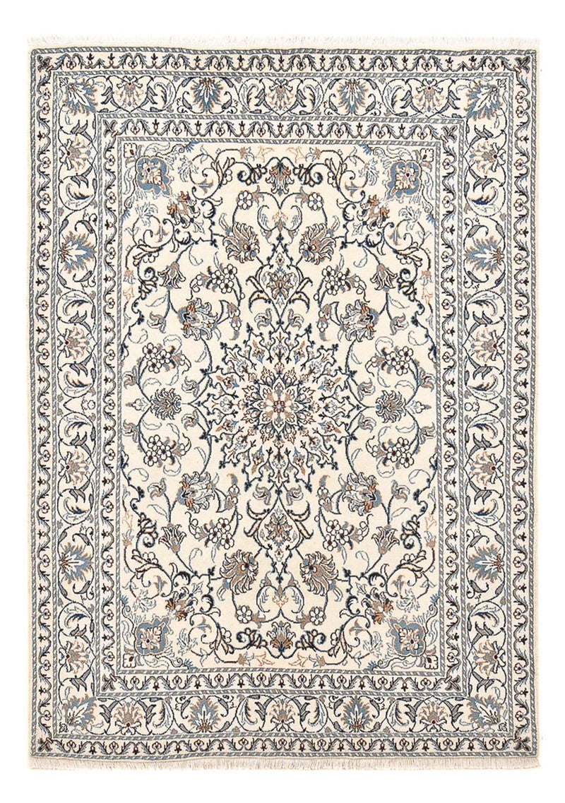Tapis persan - Nain - 207 x 149 cm - beige clair