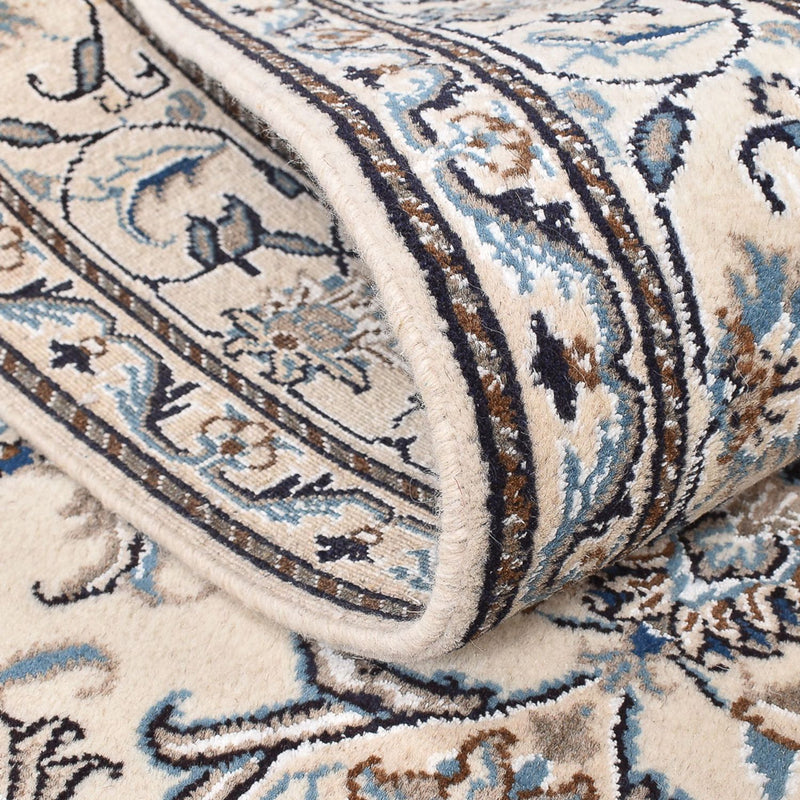 Tapis persan - Nain - 195 x 147 cm - beige clair