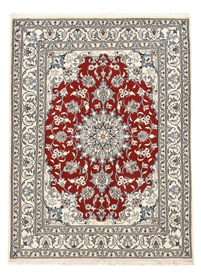 Tapis persan - Nain - 195 x 143 cm - rouge
