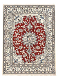 Tapis persan - Nain - 195 x 143 cm - rouge