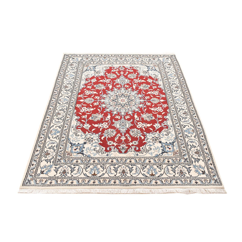 Tapis persan - Nain - 195 x 143 cm - rouge