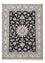 Tapis persan - Nain - 195 x 147 cm - bleu foncé