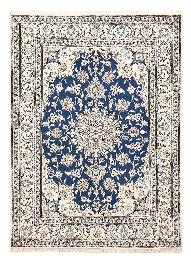 Tapis persan - Nain - 205 x 149 cm - bleu