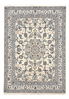 Tapis persan - Nain - 201 x 145 cm - beige clair