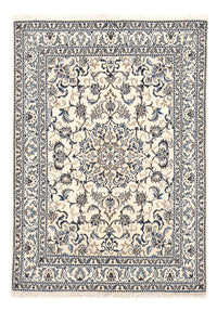 Tapis persan - Nain - 201 x 145 cm - beige clair