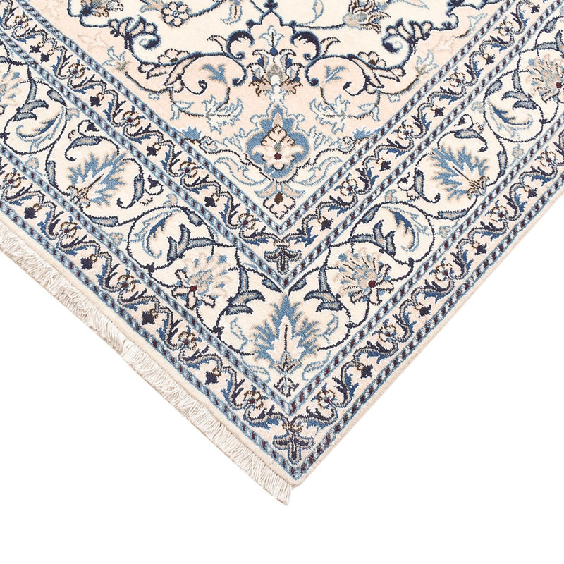 Tapis persan - Nain - 207 x 152 cm - beige clair